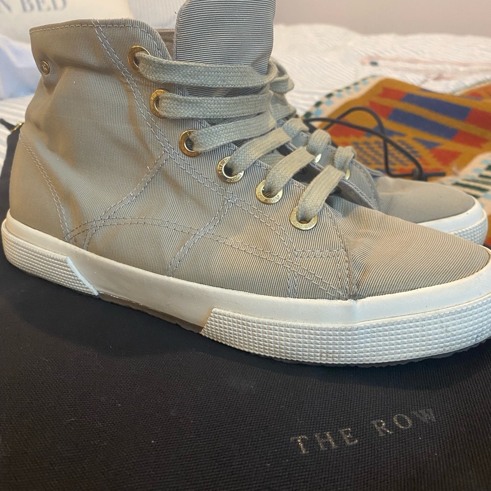 Superga x The Row dust high top sneakers, size 6